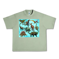 Oil Green dinosaurs tumbler Urban Heavy Tee - Artiststas