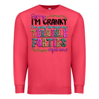 Cardinal sorry im cranky im going through my terrible forti Premium Sweatshirt - texasbilliewilder