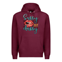 Burgundy sassy but classy Premium Hoodie - JahusDesignShop