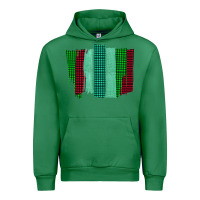 Emerald Green Red Western Farm Life Brush Stroke Urban Hoodie - Bettercallsaul