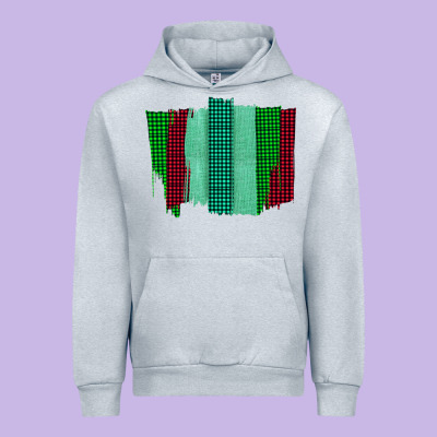 Green Red Western Farm Life Brush Stroke Urban Hoodie Designed By Bettercallsaul