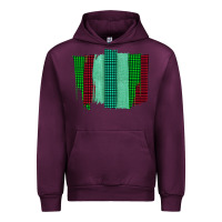 Mauve Wine Green Red Western Farm Life Brush Stroke Urban Hoodie - Bettercallsaul