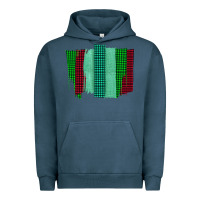 Pigment Midnight Navy Green Red Western Farm Life Brush Stroke Urban Hoodie - Bettercallsaul