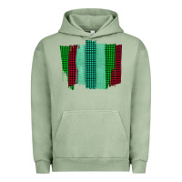 Pigment Oil Green Green Red Western Farm Life Brush Stroke Urban Hoodie - Bettercallsaul