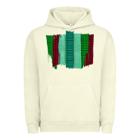 Pigment Pistachio Green Red Western Farm Life Brush Stroke Urban Hoodie - Bettercallsaul