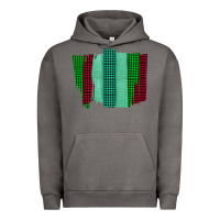 Pigment Tornado Green Red Western Farm Life Brush Stroke Urban Hoodie - Bettercallsaul