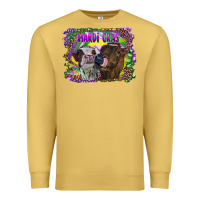 Antique Gold Mardi Gras Heifers Premium Sweatshirt - RanaPortraitStore