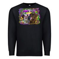 Black Mardi Gras Heifers Premium Sweatshirt - RanaPortraitStore