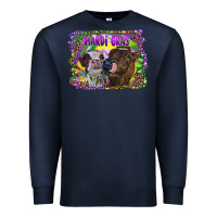 Navy Mardi Gras Heifers Premium Sweatshirt - RanaPortraitStore