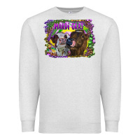 Oatmeal Heather Mardi Gras Heifers Premium Sweatshirt - RanaPortraitStore