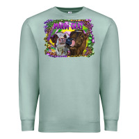 Seafoam Mardi Gras Heifers Premium Sweatshirt - RanaPortraitStore