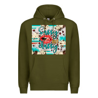 Army Green sassy but classy Premium Hoodie - JahusDesignShop