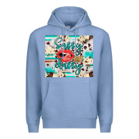 Colony Blue sassy but classy Premium Hoodie - JahusDesignShop
