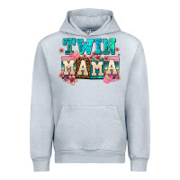 Heather Grey twin mama Urban Hoodie - AdoDesignShop