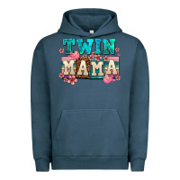 Pigment Midnight Navy twin mama Urban Hoodie - AdoDesignShop