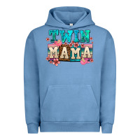 Pigment Pebble Blue twin mama Urban Hoodie - AdoDesignShop