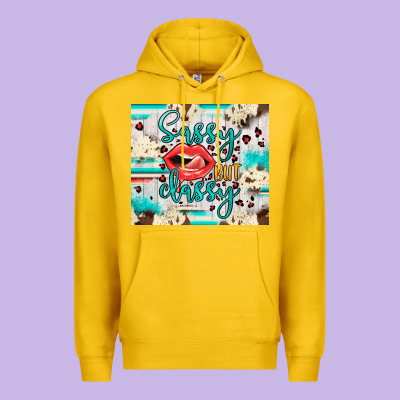 Sassy But Classy Premium Hoodie Designed By Jahusdesignshop