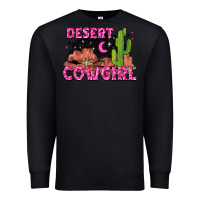 Black desert cowgirl Premium Sweatshirt - Zillion Design Studio