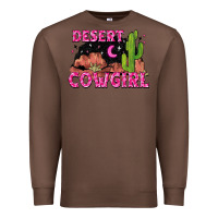 Chestnut desert cowgirl Premium Sweatshirt - Zillion Design Studio