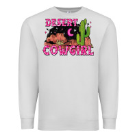 Dove Grey desert cowgirl Premium Sweatshirt - Zillion Design Studio
