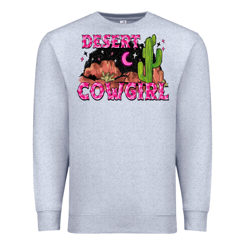 Desert Cowgirl Premium Sweatshirt by Zillion Design Studio | Teevron