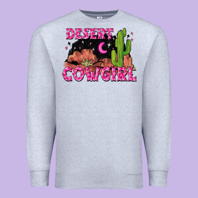 Premium Sweatshirt desert cowgirl