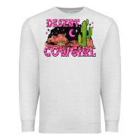 Oatmeal Heather desert cowgirl Premium Sweatshirt - Zillion Design Studio