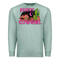 Seafoam desert cowgirl Premium Sweatshirt - Zillion Design Studio