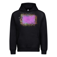 Black Old Leopard Purple Glitter Frame Urban Hoodie - Bettercallsaul