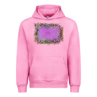 Old Leopard Purple Glitter Frame Urban Hoodie | Teevron