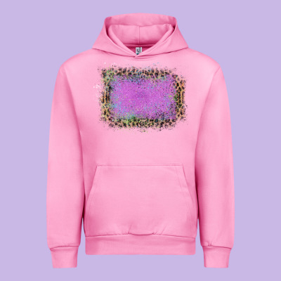 Old Leopard Purple Glitter Frame Urban Hoodie Designed By Bettercallsaul
