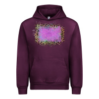 Mauve Wine Old Leopard Purple Glitter Frame Urban Hoodie - Bettercallsaul