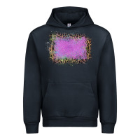 Navy Old Leopard Purple Glitter Frame Urban Hoodie - Bettercallsaul