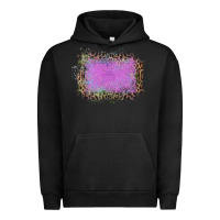 Pigment Black Old Leopard Purple Glitter Frame Urban Hoodie - Bettercallsaul