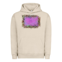 Pigment French Oak Old Leopard Purple Glitter Frame Urban Hoodie - Bettercallsaul