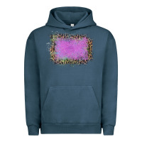 Pigment Midnight Navy Old Leopard Purple Glitter Frame Urban Hoodie - Bettercallsaul