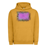 Pigment Peanut Butter Old Leopard Purple Glitter Frame Urban Hoodie - Bettercallsaul