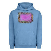 Pigment Pebble Blue Old Leopard Purple Glitter Frame Urban Hoodie - Bettercallsaul