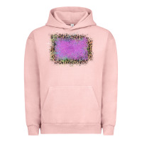Pigment Salmon Old Leopard Purple Glitter Frame Urban Hoodie - Bettercallsaul