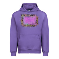 Tulip Old Leopard Purple Glitter Frame Urban Hoodie - Bettercallsaul