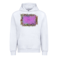 White Old Leopard Purple Glitter Frame Urban Hoodie - Bettercallsaul