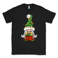 Black Christmas Gnome With Gift Classic Tee - BundleAndBundleShop