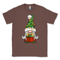 Chestnut Christmas Gnome With Gift Classic Tee - BundleAndBundleShop