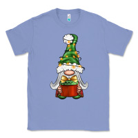 Colony Blue Christmas Gnome With Gift Classic Tee - BundleAndBundleShop