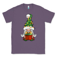 Lavender Christmas Gnome With Gift Classic Tee - BundleAndBundleShop