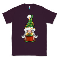 Plum Christmas Gnome With Gift Classic Tee - BundleAndBundleShop