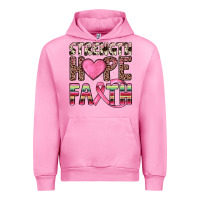 Fuchsia Pink strength hope faith Urban Hoodie - JahusDesignShop