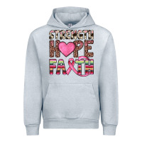 Heather Grey strength hope faith Urban Hoodie - JahusDesignShop