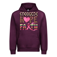 Mauve Wine strength hope faith Urban Hoodie - JahusDesignShop