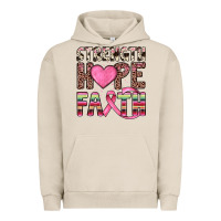 Pigment French Oak strength hope faith Urban Hoodie - JahusDesignShop